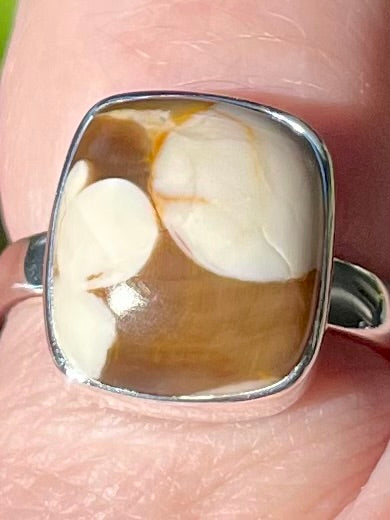Peanut Wood Jasper Ring Size 7.5