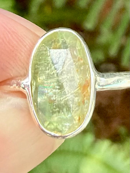 Green Kyanite Ring Size 5