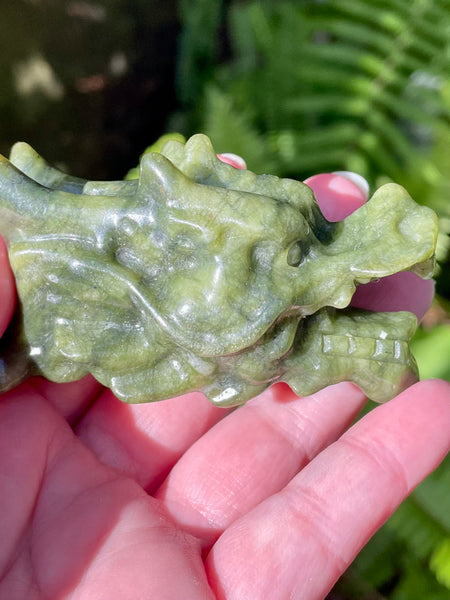 Carved Serpentine Dragon