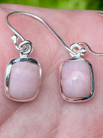 Peruvian Pink Opal Earrings - Morganna’s Treasures 