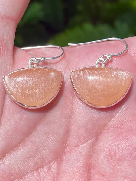 Orange Selenite Earrings - Morganna’s Treasures 