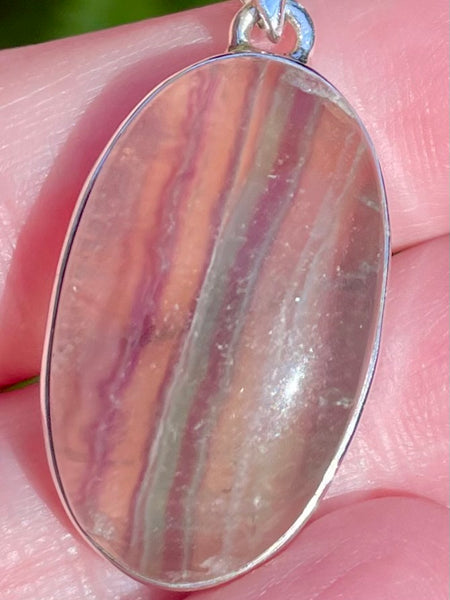 Rainbow Fluorite Pendant - Morganna’s Treasures