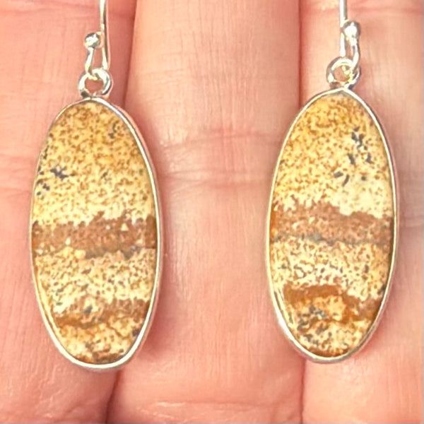 Picture Jasper Earrings - Morganna’s Treasures