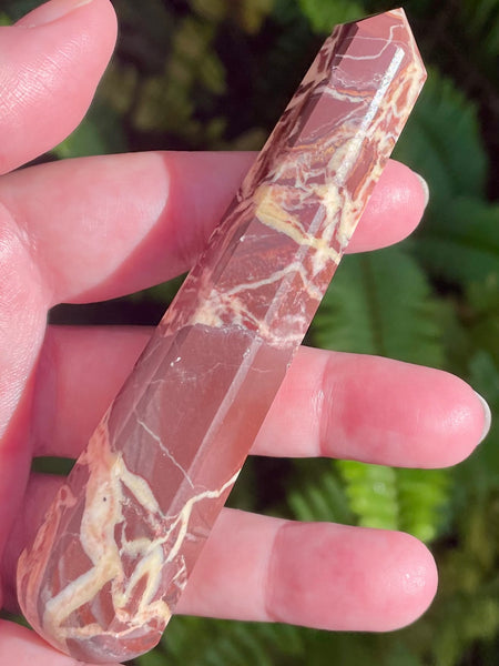 Brown Zebra Jasper Massage Wand - Morganna’s Treasures