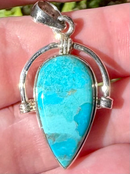 Blue Mohave Turquoise Pendant