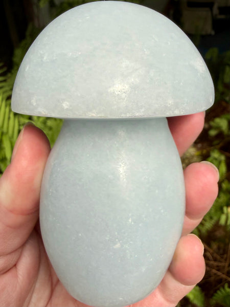 Blue Calcite Mushroom