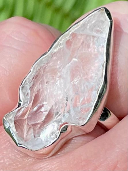 Clear Quartz Arrowhead Ring Size 7 - Morganna’s Treasures 