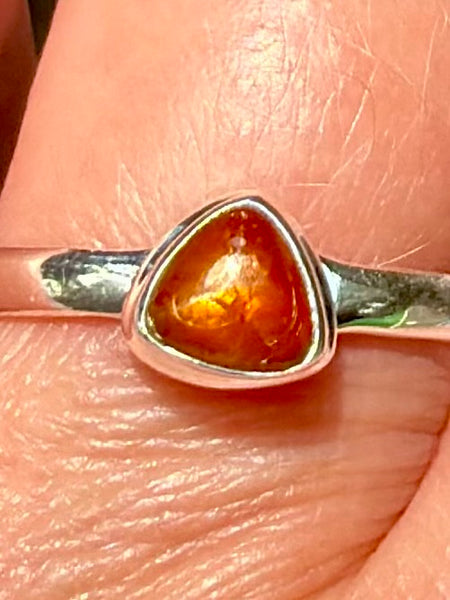 Orange Kyanite Ring Size 9