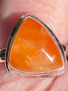 Orange Calcite Ring Size 8.5 - Morganna’s Treasures