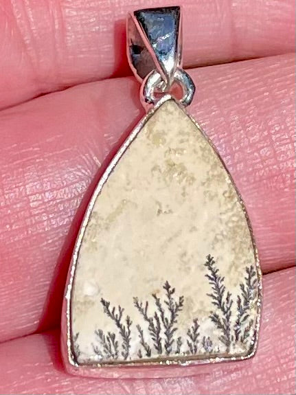 Psilomelane Dendrite Pendant