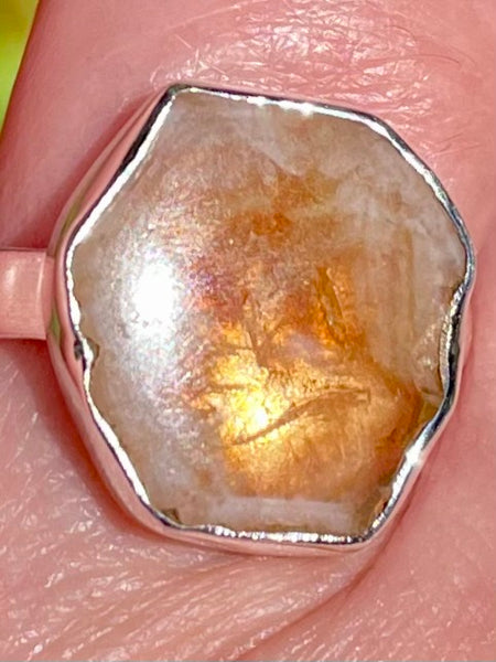 Citrine Stalactite Ring Size 7.5 - Morganna’s Treasures 