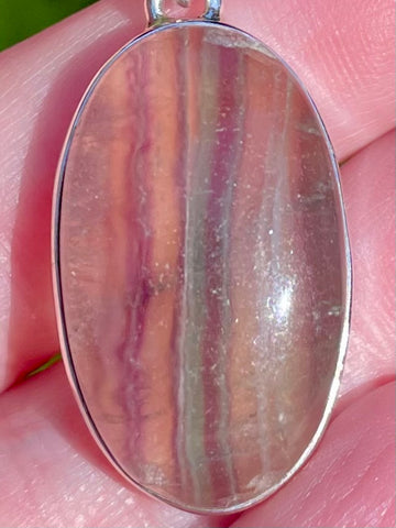 Rainbow Fluorite Pendant - Morganna’s Treasures