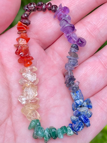 Chakra Chip Bracelet - Morganna’s Treasures