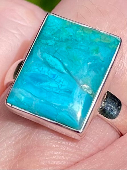 Rare Blue Peruvian Opal Ring Size 8 - Morganna’s Treasures 