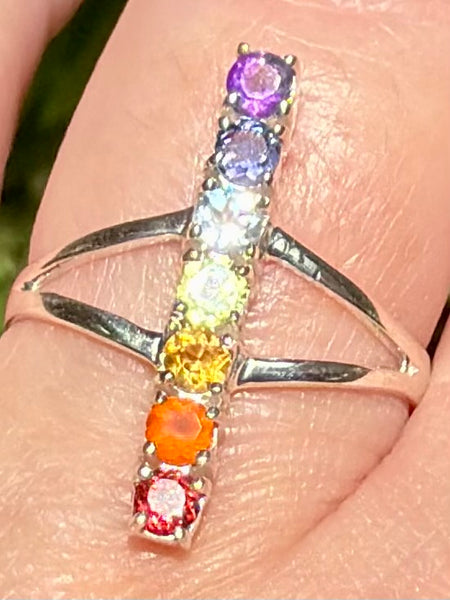 Gorgeous Chakra Alignment Ring Size 9 - Morganna’s Treasures