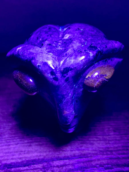 Small Yooperlite and Tigers Eye Alien - Morganna’s Treasures