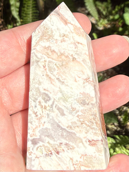 Crazy Lace Agate Obelisk