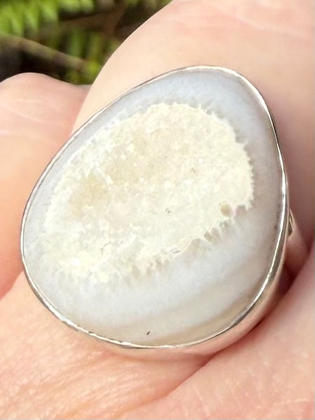 Beautiful Quartz Druzy Ring Size 8 - Morganna’s Treasures