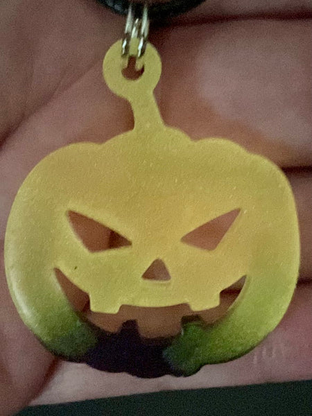Glow in the Dark Jack o’ Lantern Necklace - Morganna’s Treasures