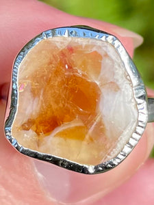 Citrine Stalactite Ring Size 7 - Morganna’s Treasures