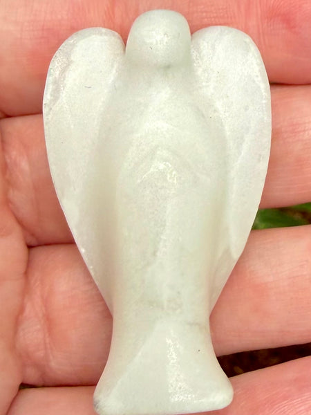 White Jade Pocket Angel