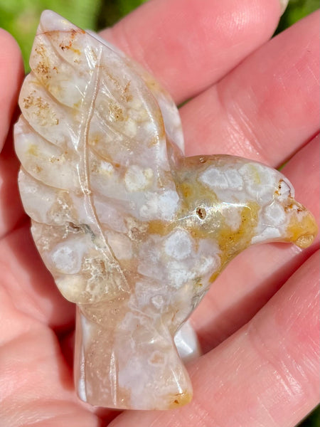 Flower Agate Bird - Morganna’s Treasures