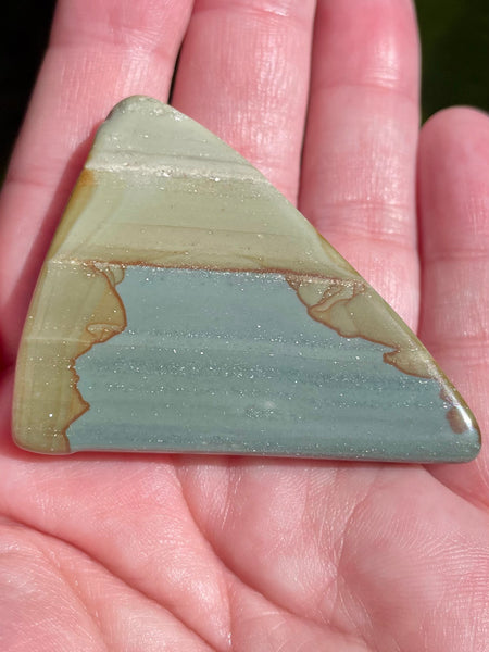 Succor Creek Picture Jasper Palm Stone - Morganna’s Treasures