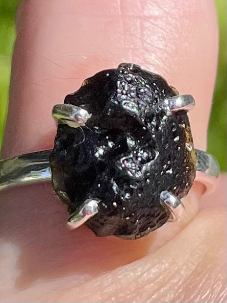 Saffordite Tektite Ring Size 7 - Morganna’s Treasures 