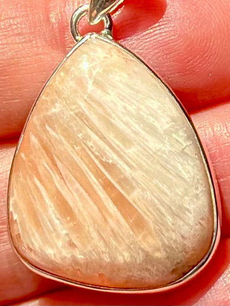 Orange Scolecite Pendant - Morganna’s Treasures