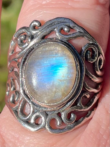 Stunning Labradorite Ring Size 7.5