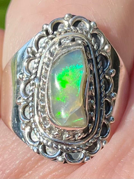 Ethiopian Opal Ring Size 8 - Morganna’s Treasures 