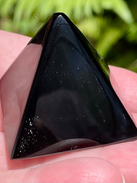 Black Obsidian Pyramid - Morganna’s Treasures