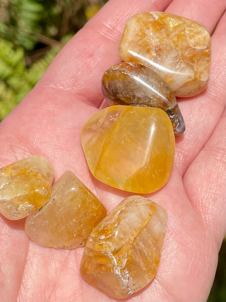 Golden Healer Quartz Tumbled Stones - Morganna’s Treasures
