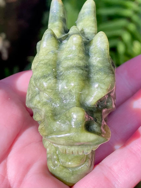 Carved Serpentine Dragon