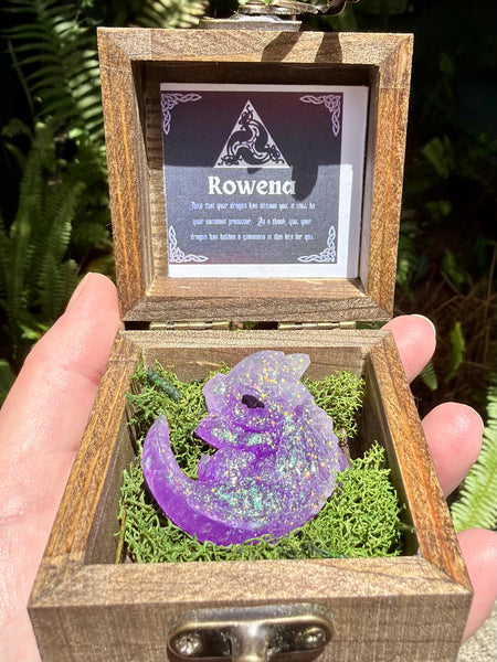 “Rowena” Resin Dragon