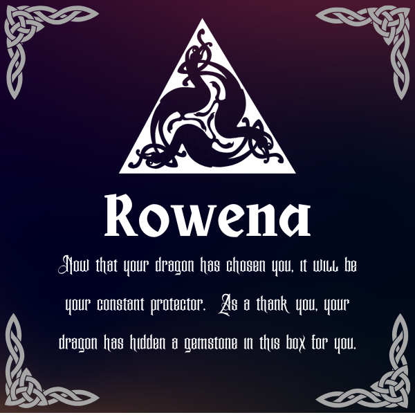 “Rowena” Resin Dragon