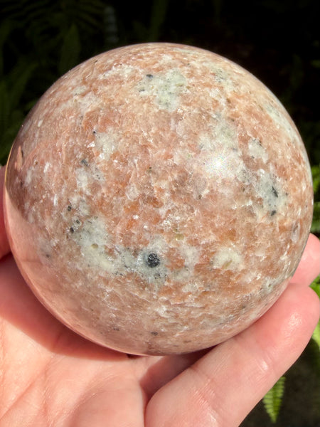 Peach Blossom Jasper Sphere