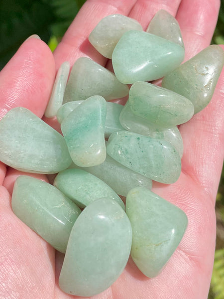 Green Aventurine Tumbled Stones - Morganna’s Treasures 