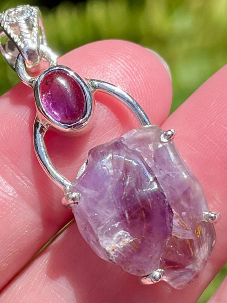 Amethyst and Super Seven (Melody's Stone) Pendant - Morganna’s Treasures 