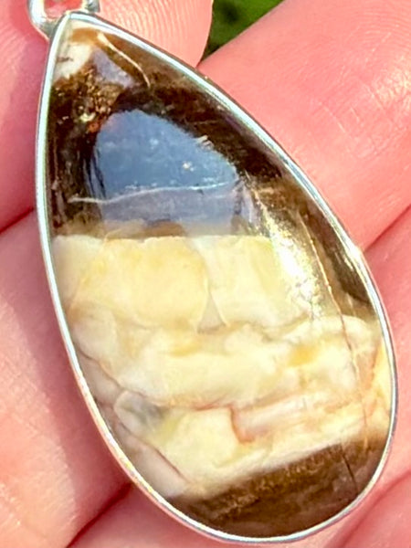 Peanut Wood Jasper Pendant - Morganna’s Treasures
