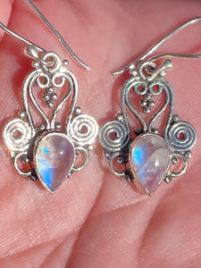 Rainbow Moonstone Earrings - Morganna’s Treasures