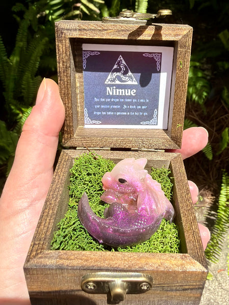 “Nimue” Resin Dragon