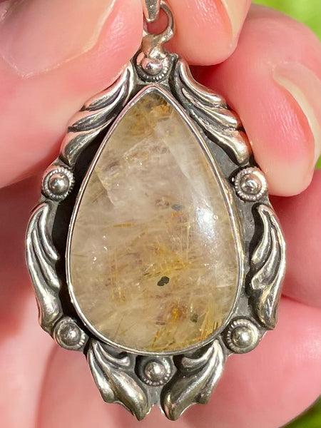 Rutilated Quartz Pendant - Morganna’s Treasures 