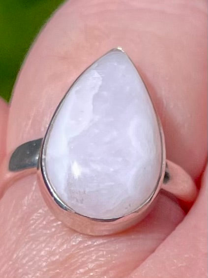 Pink Aragonite Ring Size 8 - Morganna’s Treasures