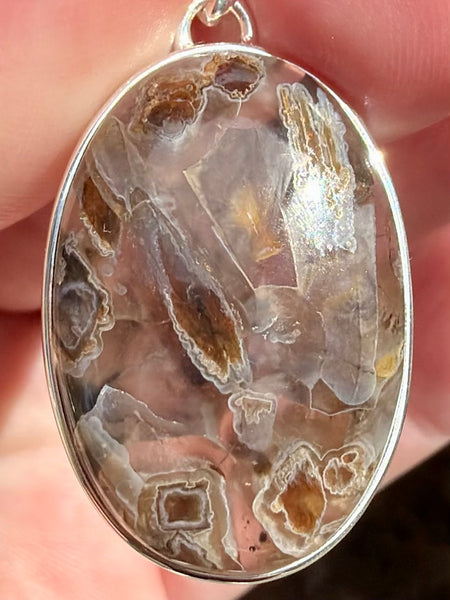 Turkish Tube Agate Pendant - Morganna’s Treasures