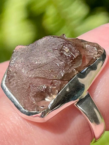 Columbianite (Psuedo-Tektite) Ring Size 8 - Morganna’s Treasures 