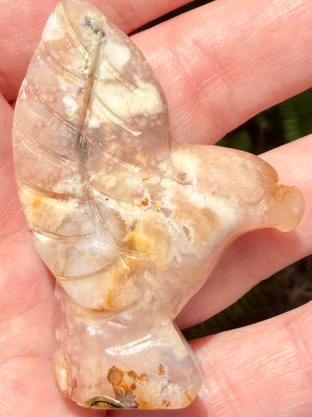 Flower Agate Bird - Morganna’s Treasures