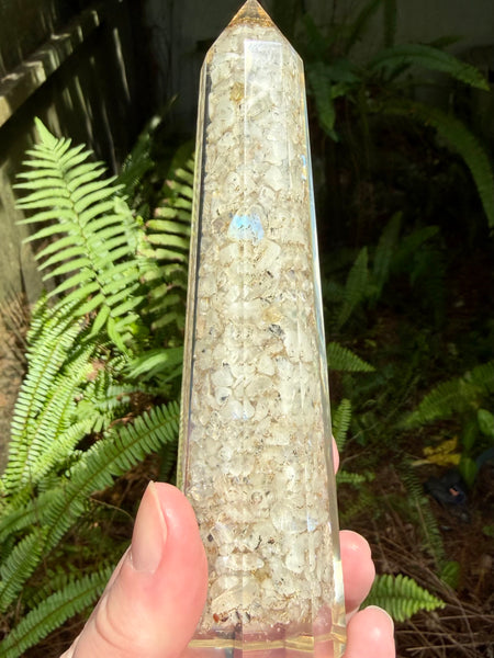 Moonstone Orgonite Tower - Morganna’s Treasures