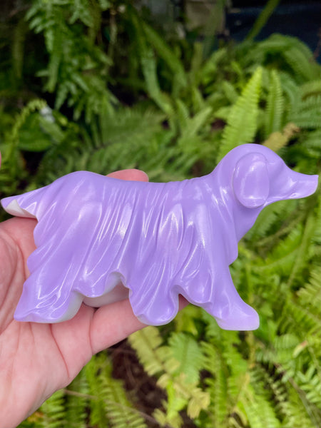 Glow in the Dark Resin Ghost Dog - Morganna’s Treasures