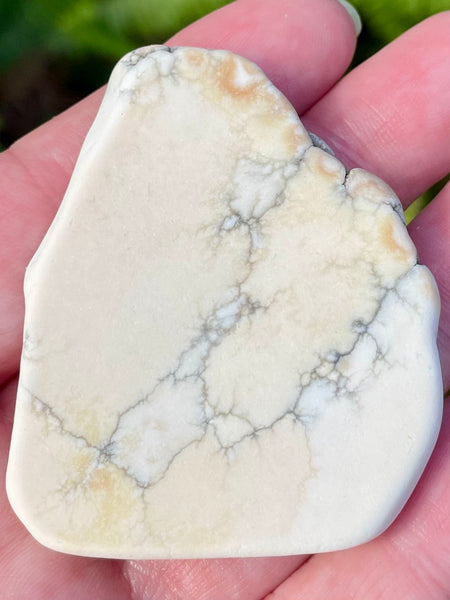 Howlite Palm Stone - Morganna’s Treasures 